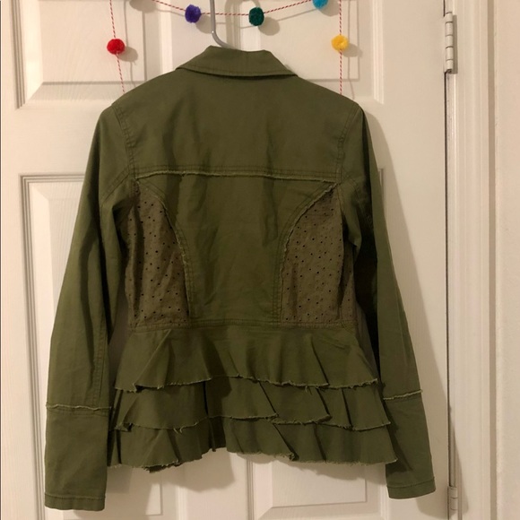Green statement Jacket; Brand: Chelsea & Violet; size: S - Picture 5 of 5